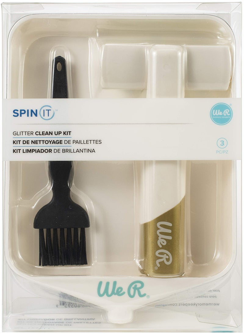 We R Memory Keepers Spin It Glitter Clean Up Kit - Image 1